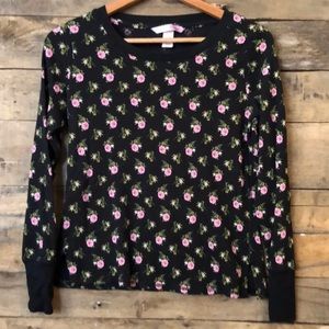 Victoria’s Secret floral thermal top